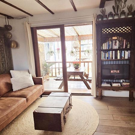 House Boat Studio With Waterfront Terrace Amsterdam Bagian luar foto