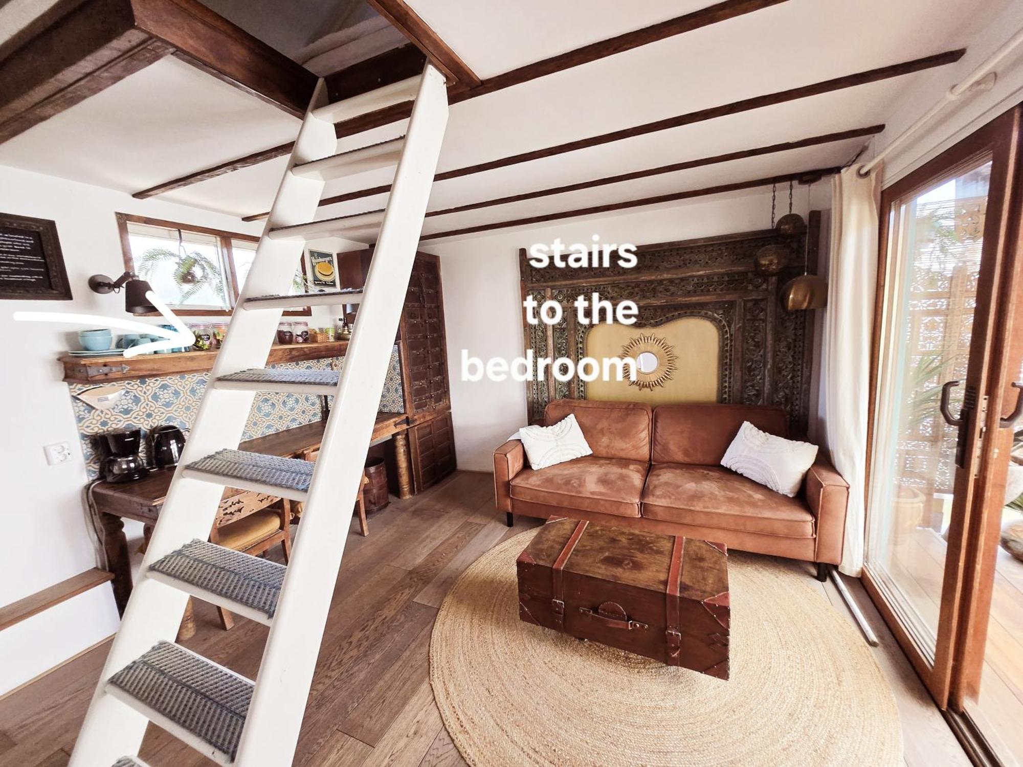 House Boat Studio With Waterfront Terrace Amsterdam Bagian luar foto
